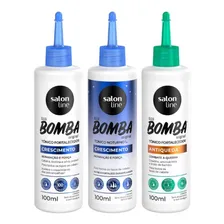 Salon Line Kit com 3 T么nicos Sos Bomba 100ml Cada Foto mini 1