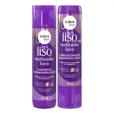 Salon Line Meu Liso Matizador Shampoo + Condicionador Foto  mini 1