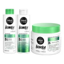 Salon Line Sos Bomba Antiqueda Kit Shampoo+cond+mascara Foto mini 1