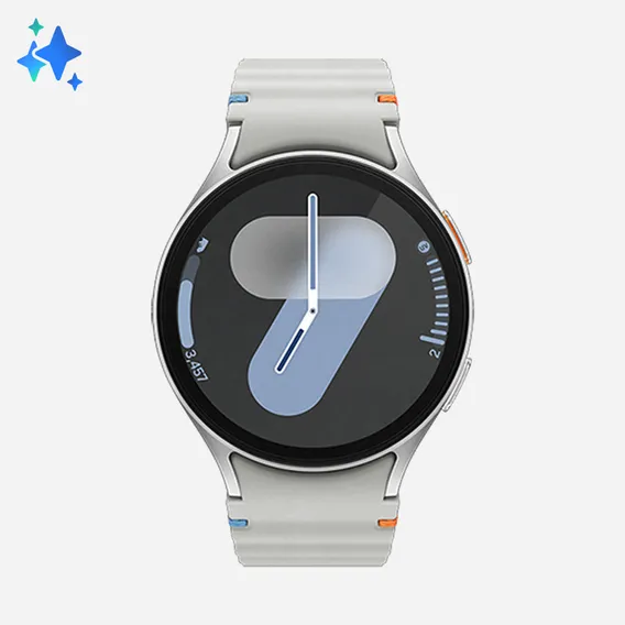 Samsung Galaxy Watch7 Smartwatch 44mm BT Galaxy AI - Prata Foto 1