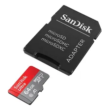 Sandisk Memory Card Kit, 64gb, Microsdxc, Uhs-i Foto mini 2