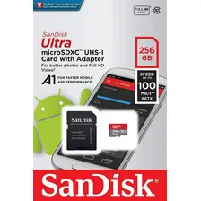 Sandisk Ultra 256gb Microsd Card Com Adaptador Switch Foto mini  3