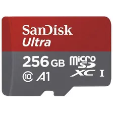 Sandisk Ultra 256gb Microsd Card Com Adaptador Switch Foto mini  2