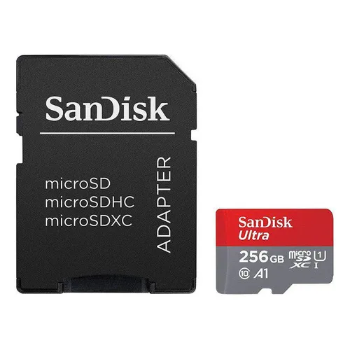 Sandisk Ultra 256gb Microsd Card Com Adaptador Switch Foto 1