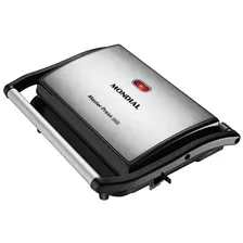 Sanduicheira e grill antiaderente 1000W inox Mondial Foto mini 3