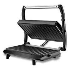 Sanduicheira e grill antiaderente 1000W inox Mondial Foto mini 2