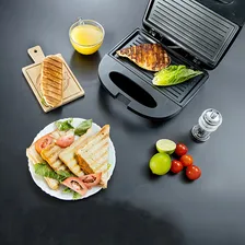Sanduicheira elétrica Panini Toaster Sanduicheira elétrica cor preta Foto mini 2
