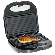 Sanduicheira elétrica Panini Toaster Sanduicheira elétrica cor preta Foto mini 1