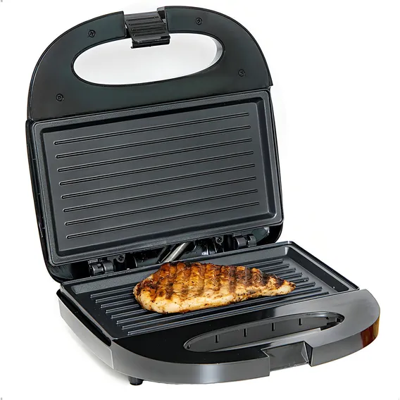 Sanduicheira elétrica Panini Toaster Sanduicheira elétrica cor preta Foto 1
