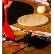Sanduicheira Ferro Pra 1 Pão Forma Simples Fundição Sant'ana Foto mini 4