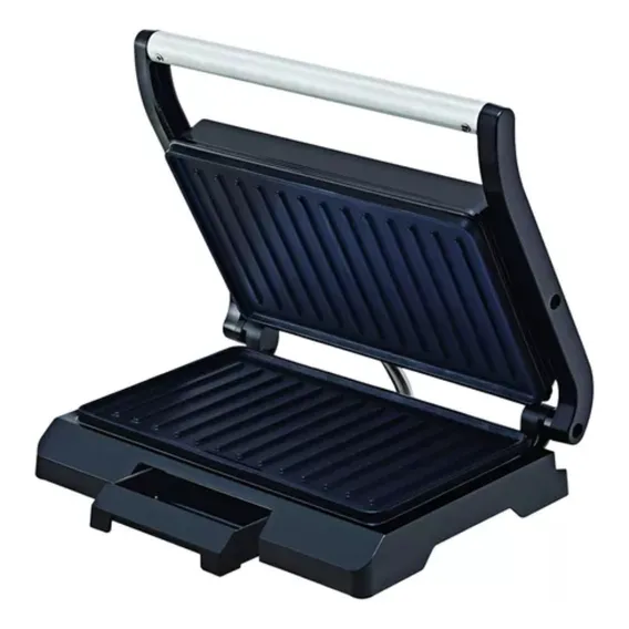 Sanduicheira Grill C/ Prensa Elétrica Homeland Cor Preto E Inox 220v Foto 1