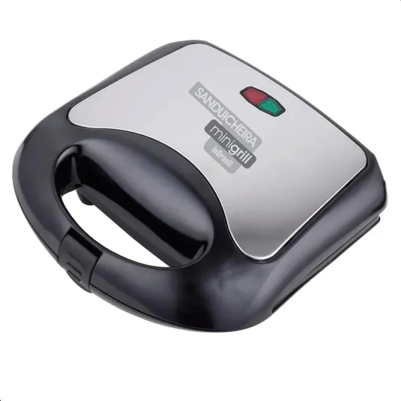 Sanduicheira Grill Elétrica Inox - Inbsw01 - 220v Foto 1