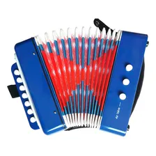 Sanfona Acordeon Gaita Musical Infantil 8 Baixos - Cor Azul Foto mini 2