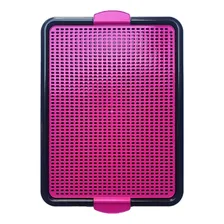 Sanitário Higiênico Com Grade Cães Xixi Pet Banheiro Canino Cor Rosa Foto mini 1