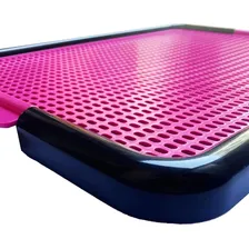 Sanitário Higiênico Com Grade Cães Xixi Pet Banheiro Canino Cor Rosa Foto mini 2