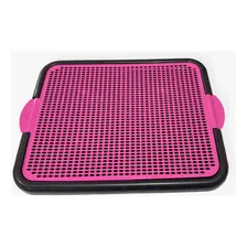 Sanitário Higiênico Com Grade Cães Xixi Pet Banheiro Canino Cor Rosa Foto mini 4