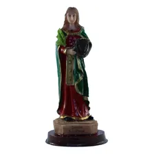 Santa Apolonia Escultura Em Resina 15 Cm Foto  mini 1