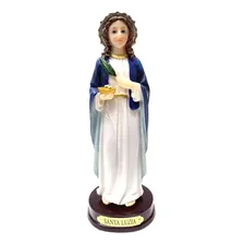 Santa Luzia 15cm - Enfeite Resina Foto mini 4