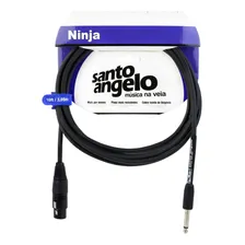 Santo Angelo Cabo P/ Microfone - P10 / Xlr F 3 Metros Foto mini 4