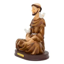 São Francisco Meditando 18.5cm - Enfeite Resina Foto mini 4