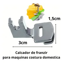 Sapata Calcador Franzir Franzidor Maquina Domestica Caseira Foto mini  3