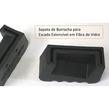 Sapata De Borracha Para Escada De Fibra - Par Foto mini 3