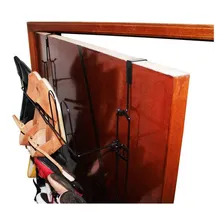Sapateira De Porta Em Aço 21 Pares Organizador Para Sapatos Cor Preto Foto mini 3