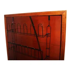 Sapateira De Porta Em Aço 21 Pares Organizador Para Sapatos Cor Preto Foto mini 2