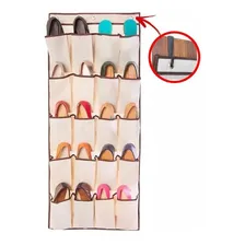 Sapateira De Porta Parede Closet Tnt 10 Pares Bege Secalux Foto mini 1