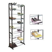 Sapateira Organizador Sapato Prateleira 20 Pares Desmontável Cor Preto Foto mini 4