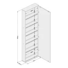Sapateira Suspensa 01 Porta Itabuna Branco Politorno Foto mini  2