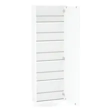 Sapateira Suspensa 1 Porta C/espelho Itajaí Branco Politorno Foto mini  3