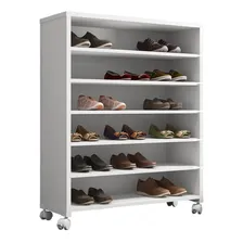 Sapateira Vertical Panamá Multiuso Branco Com RodÃzio Foto mini 1