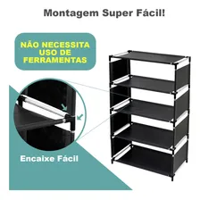 Sapateira Vertical Porta Sapatos Organizador 10 Pares Foto mini  3