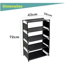 Sapateira Vertical Porta Sapatos Organizador 10 Pares Foto mini  2