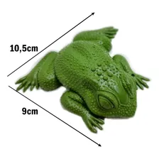 Sapo Grande Realista Borracha Pegadinha Decoração Susto Cor Verde Foto mini 2
