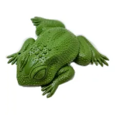 Sapo Grande Realista Borracha Pegadinha Decoração Susto Cor Verde Foto mini 1