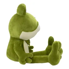 Sapo Pelucia 61cm Grande / Sapo Com Gravata Sapo Verde Foto mini 3
