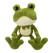 Sapo Pelucia 61cm Grande / Sapo Com Gravata Sapo Verde Foto mini 1