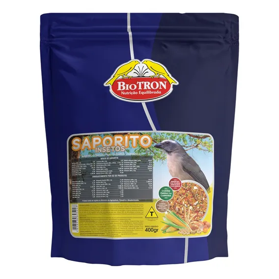 Saporito Insetos 400g Biotron Trinca Ferro Foto 1