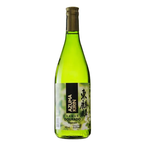 Saquê Seco Dourado Azuma Kirin Garrafa 740ml Foto 1