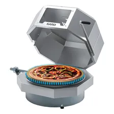 Saro Forno Assador De Pizza 40 Cm Italiano A Gás Compacto Cor Cinza Foto mini 1