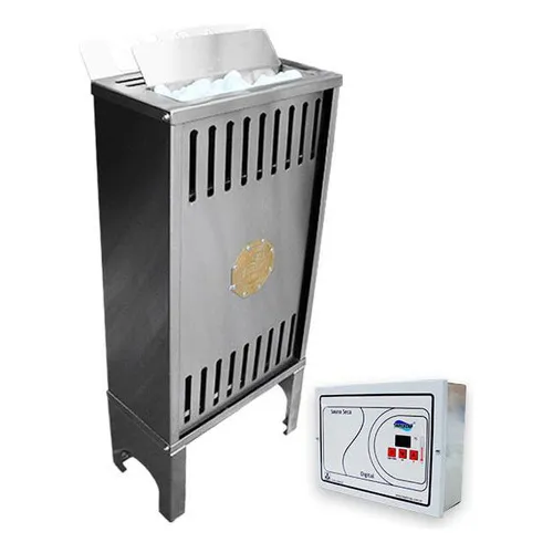 Sauna Seca Elétrica 6kw Inox Trifásica 220v Dig. Impercap Foto 1