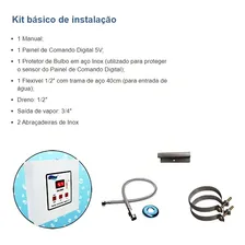 Sauna Vapor 12kw Inox Impercap + Painel Digital Foto mini 3