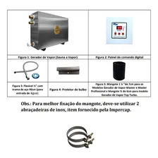 Sauna Vapor 12kw Inox Impercap + Painel Digital Foto mini 4