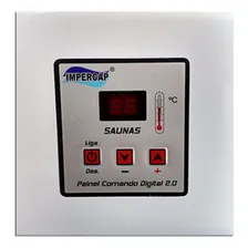 Sauna Vapor 9kw 220tri + Tubo Aço + Comando Digital Impercap 220V Trifásico Foto mini  2
