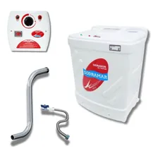 Sauna Vapor 9kw 220v Trif + Tubo + Quadro Anal贸gico Sodramar Foto mini 1