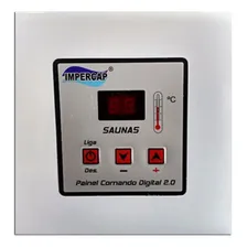 Sauna Vapor Elétrica 6kw Inox Impercap Comando Digital 220v Trifásico Foto mini  2