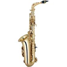 Sax Alto Dourado Eagle Sa501 Mib Laqueado Com Acessorios Foto mini 2