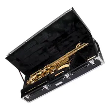 Sax Barítono Laqueado C/ La Grave Pézinho Estojo Schieffer Foto mini 3